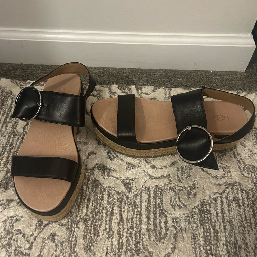 UGG Black Minimalist Sandals